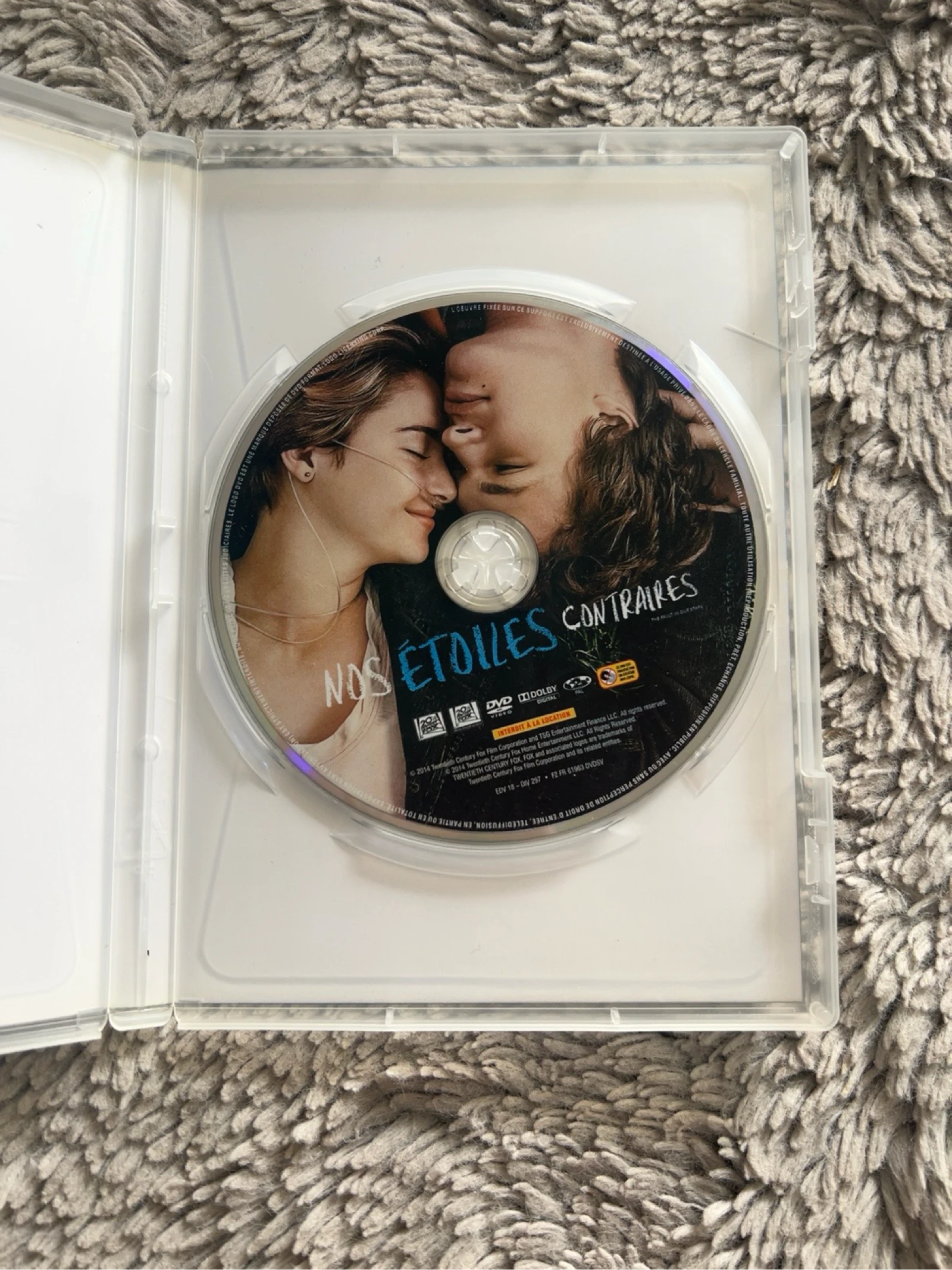 DVD Our Contrary Stars – The Fault in Our Stars – Romance – Very good condition – photo 2